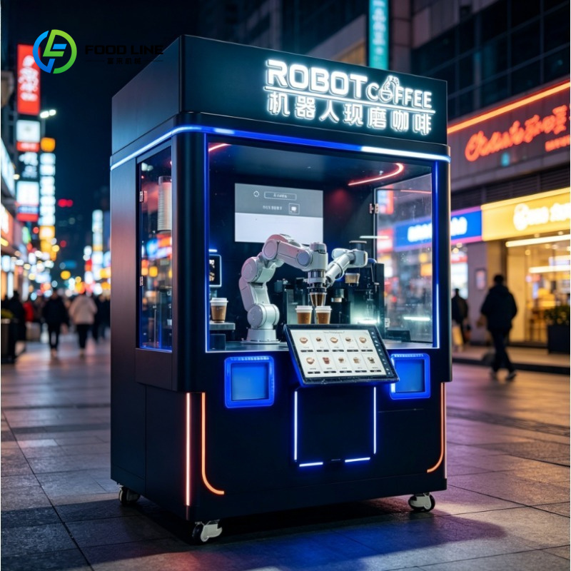 Arcade Ticket Machine - Distributeur automatique de café robotisé IA