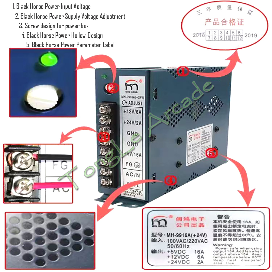 Alimentation à découpage pour  - Coin Pusher Machine avis et prix